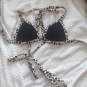 Cheetah VS tie around bathing suit top